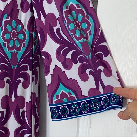 Laundry by Shelli Segal colorful dress Sz 6 - Picture 4 of 6